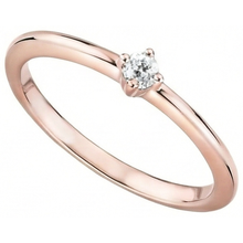 Afbeelding in Gallery-weergave laden, Rose Gold Solitaire Ronde Geslepen Ring Oude Mijn Geslepen Echt Diamant 1 Karaat