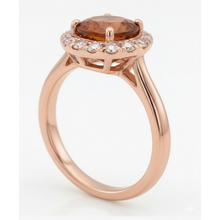 Afbeelding in Gallery-weergave laden, echte round diamant 27.50karaat ring profielweergave