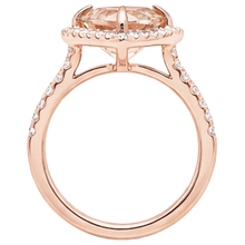 Afbeelding in Gallery-weergave laden, echte trillion morganiet 16.75karaat ring op wit