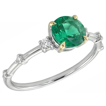 Afbeelding in Gallery-weergave laden, Briljant Edelsteen Ring 2 karaat – zijaanzicht