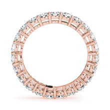 Afbeelding in Gallery-weergave laden, Briljant Eternity Band 4,5-karaat 14K Rosé Goud – vooraanzicht