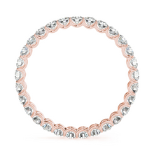 Afbeelding in Gallery-weergave laden, Fijne Diamant Eternity Band – vooraanzicht