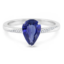 Afbeelding in Gallery-weergave laden, Royal Blue Saffier Edelsteen Ring 1,50 karaat – 14K Witgoud