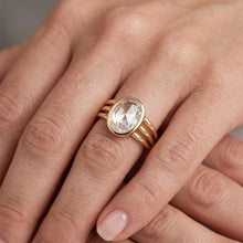 Afbeelding in Gallery-weergave laden, Rozet Slijpvorm Enkele Steen Ring – Briljant 3 karaat 14K