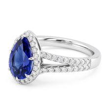 Afbeelding in Gallery-weergave laden, Saffier Diamanten Ring