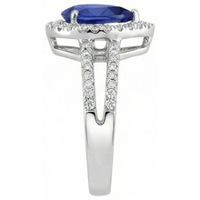 Afbeelding in Gallery-weergave laden, echte round diamant 2.75karaat ring profielweergave