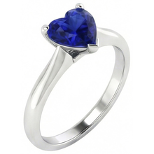 Afbeelding in Gallery-weergave laden, echte heart diamant 1.50karaat ring zijaanzicht