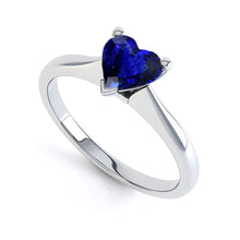 Afbeelding in Gallery-weergave laden, echte heart diamant 1.50karaat ring vooraanzicht