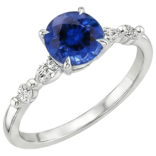 Afbeelding in Gallery-weergave laden, echte round diamant 2karaat ring bovenaanzicht