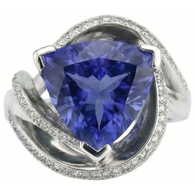 Afbeelding in Gallery-weergave laden, IGI GECERTIFICEERDE Unieke Saffier Ring Art Deco