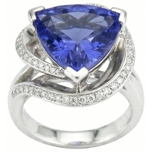 Afbeelding in Gallery-weergave laden, IGI GECERTIFICEERDE Unieke Saffier Ring Art Deco