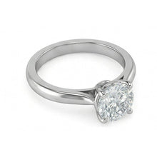 Afbeelding in Gallery-weergave laden, Prachtige Ronde Slijpvorm 2.75 Karaat Solitaire Natuurlijke uit de aarde gewonnen Diamanten Ring 4 Klauwen