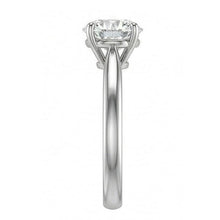 Afbeelding in Gallery-weergave laden, Prachtige Ronde Slijpvorm 2.75 Karaat Solitaire Natuurlijke uit de aarde gewonnen Diamanten Ring 4 Klauwen