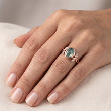 Afbeelding in Gallery-weergave laden, Sieraadsteen Ring 14K Rosé Goud met Dendritic Agate – 2,75 karaat