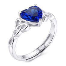 Afbeelding in Gallery-weergave laden, Sieraadsteen Ring 14K Witgoud met Korenbloem Saffier – 1,50