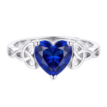 Afbeelding in Gallery-weergave laden, Sieraadsteen Ring 14K Witgoud met Korenbloem Saffier – 1,50