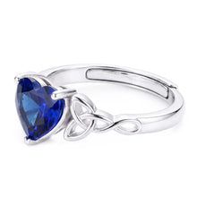Afbeelding in Gallery-weergave laden, Sieraadsteen Ring 14K Witgoud met Korenbloem Saffier – 1,50