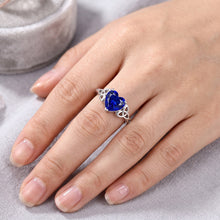Afbeelding in Gallery-weergave laden, Sieraadsteen Ring 14K Witgoud met Korenbloem Saffier – 1,50