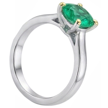 Afbeelding in Gallery-weergave laden, Met de hand vervaardigd Sieraadsteen Ring 2,50 karaat – profielaanzicht