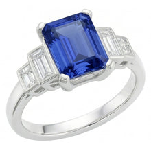 Afbeelding in Gallery-weergave laden, echte diamant 2.50karaat ring zijaanzicht