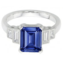 Afbeelding in Gallery-weergave laden, echte diamant 2.50karaat ring profielweergave
