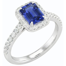 Afbeelding in Gallery-weergave laden, echte round diamant 3karaat ring zijaanzicht
