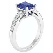 Afbeelding in Gallery-weergave laden, echte round diamant 3.50karaat ring bovenaanzicht