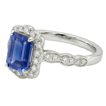 Afbeelding in Gallery-weergave laden, echte round diamant 3karaat ring bovenaanzicht