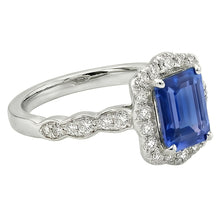 Afbeelding in Gallery-weergave laden, echte round diamant 3karaat ring profielweergave