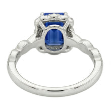 Afbeelding in Gallery-weergave laden, echte round diamant 3karaat ring op wit