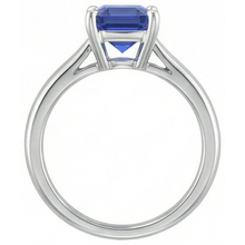 Afbeelding in Gallery-weergave laden, Smaragd Solitaire Srilanka Sapphire Verlovingsring 1,50 karaat