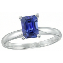 Afbeelding in Gallery-weergave laden, Smaragd Solitaire Srilanka Sapphire Verlovingsring 1,50 karaat