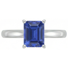 Afbeelding in Gallery-weergave laden, Smaragd Solitaire Srilanka Sapphire Verlovingsring 1,50 karaat