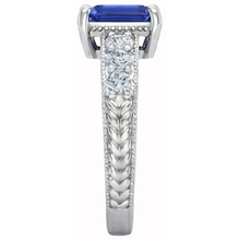 Afbeelding in Gallery-weergave laden, echte round diamant 2.10karaat ring close-up detail