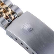 Afbeelding in Gallery-weergave laden, Snaar diamanten wijzerplaat Datumjust Rolex dameshorloge roestvrij staal en goud