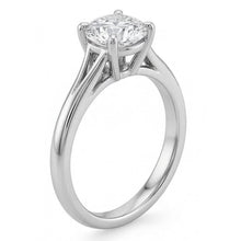 Afbeelding in Gallery-weergave laden, Solitaire 0.75 karaat ronde Natuurlijke echte diamanten ( niet in een laboratorium gekweekt ) verlovingsring goud 14K Nieuw