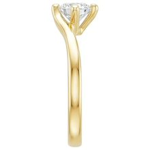 Afbeelding in Gallery-weergave laden, echte round diamant 1.75karaat ring met diamantaccenten