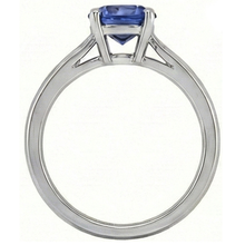 Afbeelding in Gallery-weergave laden, Solitaire 3 Karaats Ceylon Sapphire Ring Set 14K Nieuw