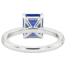 Afbeelding in Gallery-weergave laden, echte round diamant 4.50karaat ring close-up detail
