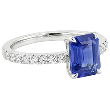 Afbeelding in Gallery-weergave laden, echte round diamant 4.50karaat ring op wit