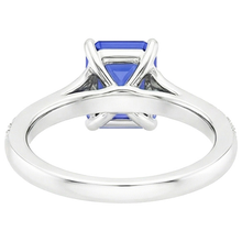 Afbeelding in Gallery-weergave laden, echte round diamant 4karaat ring bovenaanzicht