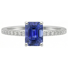 Afbeelding in Gallery-weergave laden, echte round diamant 5karaat ring bovenaanzicht