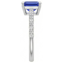 Afbeelding in Gallery-weergave laden, echte round diamant 5karaat ring op wit