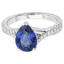 Afbeelding in Gallery-weergave laden, echte round diamant 4karaat ring profielweergave