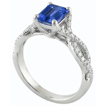 Afbeelding in Gallery-weergave laden, echte round diamant 2.50karaat ring zijaanzicht