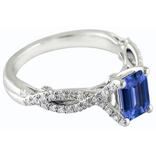Afbeelding in Gallery-weergave laden, echte round diamant 2.50karaat ring bovenaanzicht