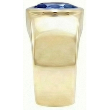 Afbeelding in Gallery-weergave laden, echte oval saffier 3karaat ring bovenaanzicht