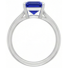 Afbeelding in Gallery-weergave laden, echte asscher diamant 1.50karaat ring profielweergave