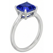 Afbeelding in Gallery-weergave laden, echte asscher diamant 1.50karaat ring close-up detail