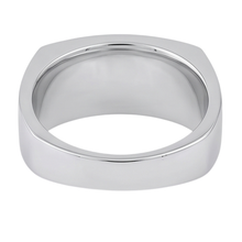 Afbeelding in Gallery-weergave laden, Solitaire Euro Shank Heren Ring Tweekleurige Ronde Echt Diamant